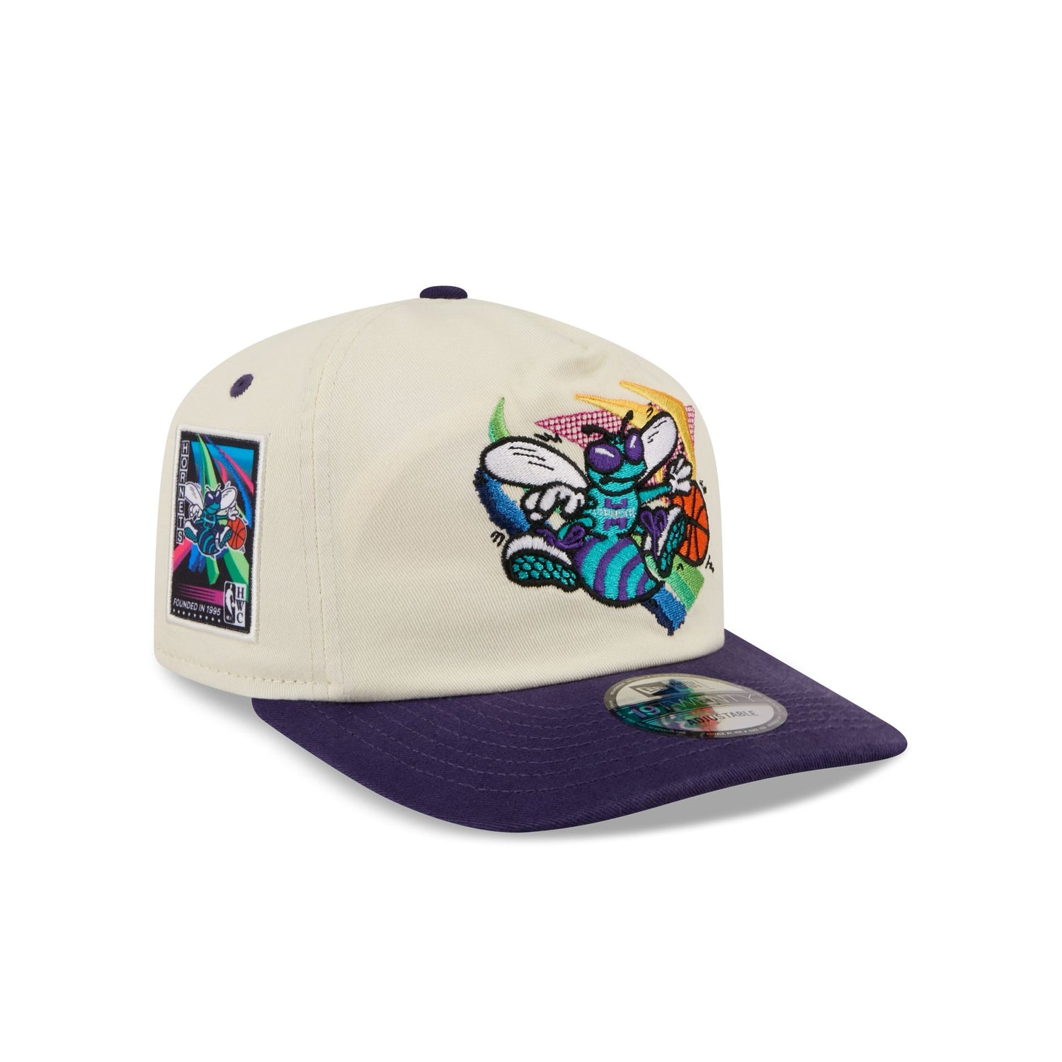 Charlotte Hornets Hardwood Classics Retro Chrome 19TWENTY Adjustable Hat