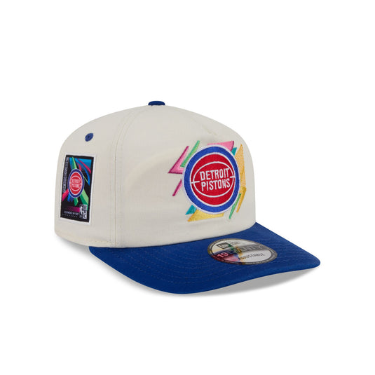 Detroit Pistons Hardwood Classics Retro Chrome 19TWENTY Adjustable Hat - New Era Cap