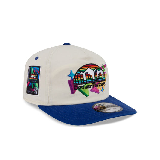 Denver Nuggets Hardwood Classics Retro Chrome 19TWENTY Adjustable Hat - New Era Cap
