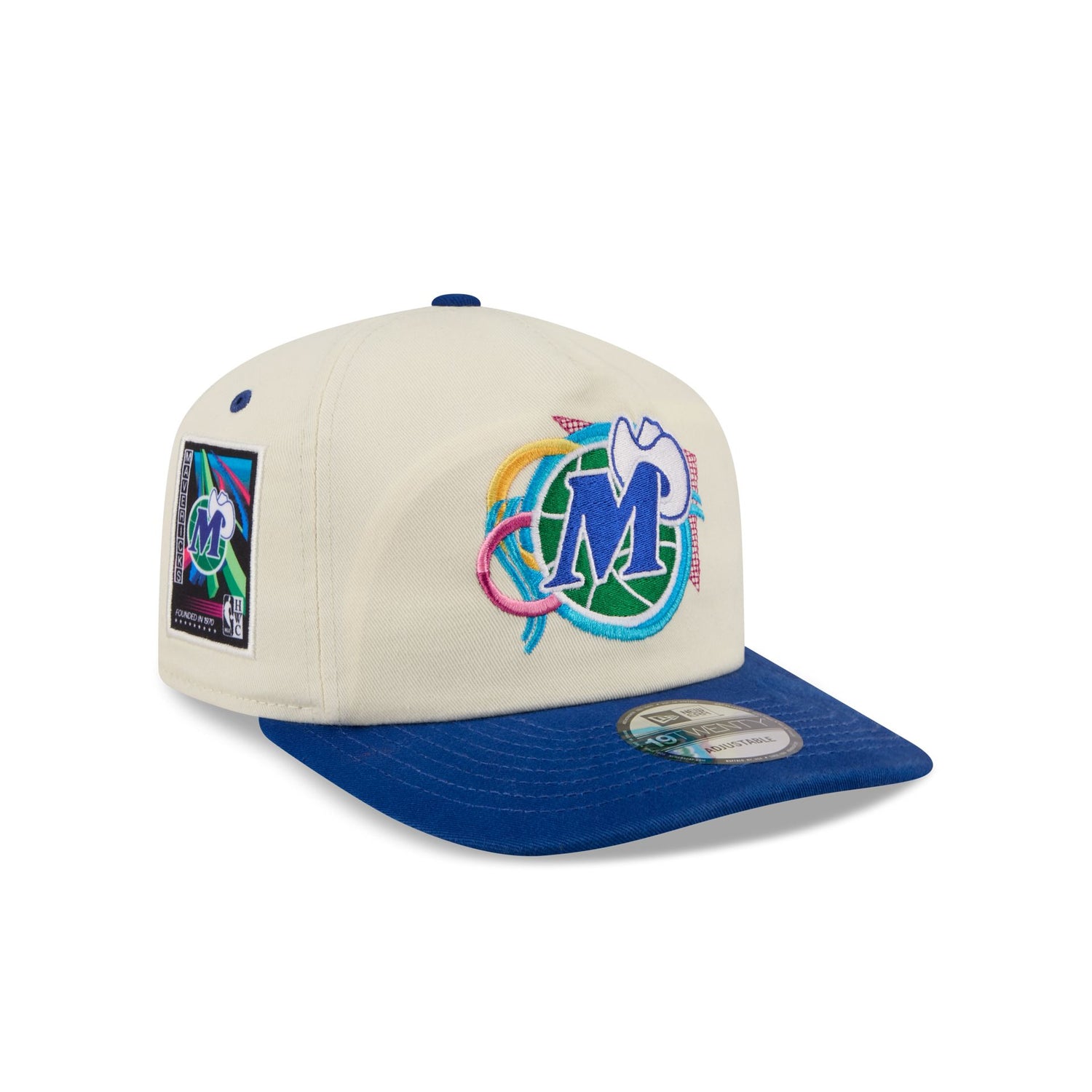 Dallas Mavericks Hardwood Classics Retro Chrome 19TWENTY Adjustable Hat
