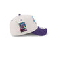Toronto Raptors Hardwood Classics Retro Stone 9FORTY A-Frame Snapback Hat