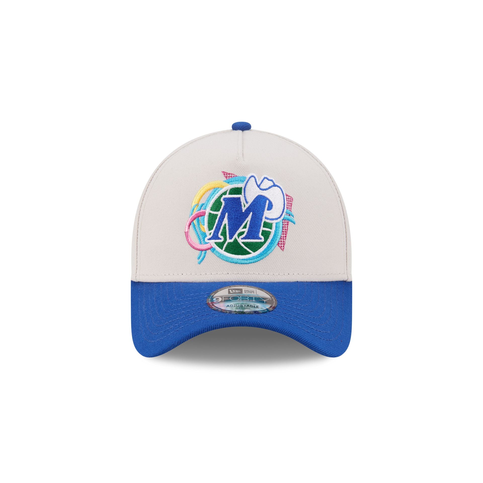 Dallas Mavericks Hardwood Classics Retro Stone 9FORTY A-Frame Snapback Hat