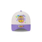 Los Angeles Lakers Hardwood Classics Retro Stone 9FORTY A-Frame Snapback Hat