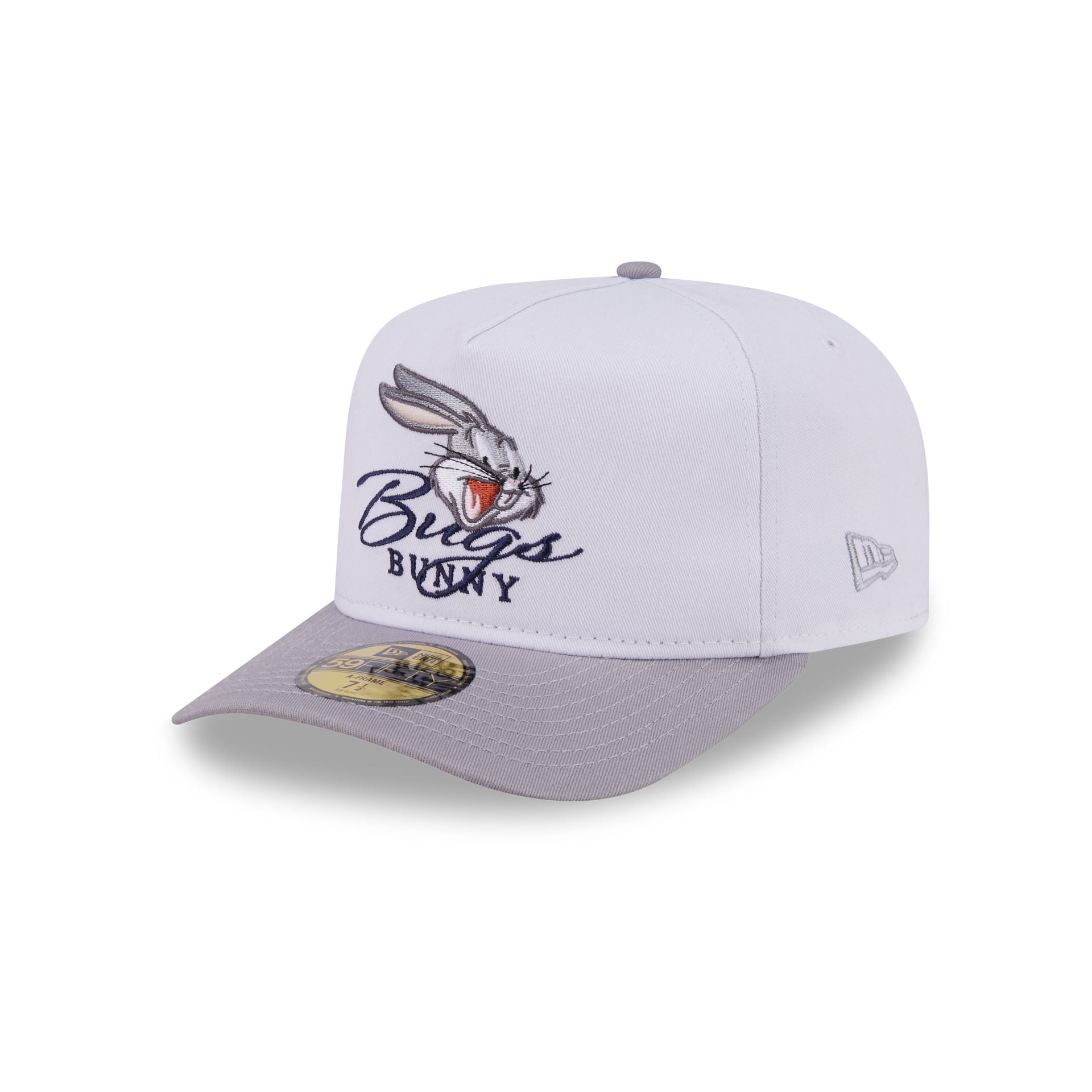 Looney Tunes Bugs Bunny Script 59FIFTY A-Frame Fitted Hat