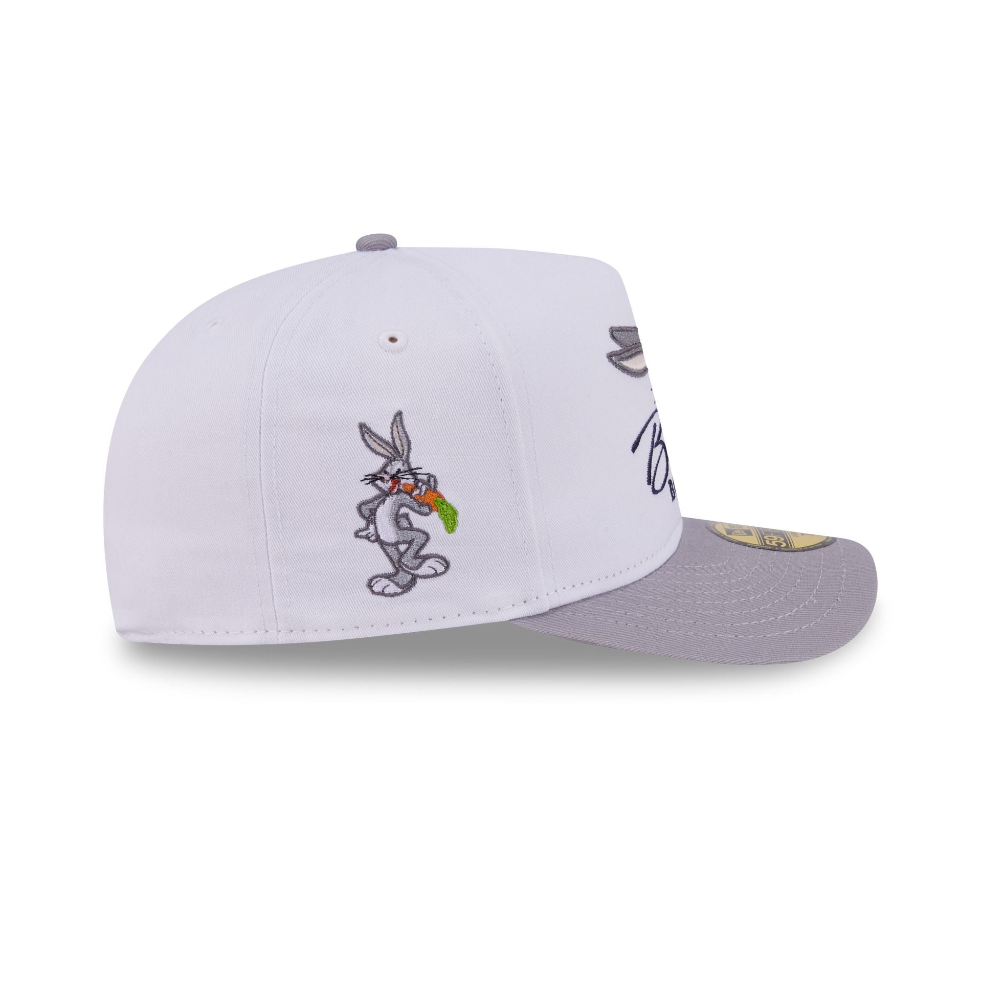 Looney Tunes Bugs Bunny Script 59FIFTY A-Frame Fitted Hat
