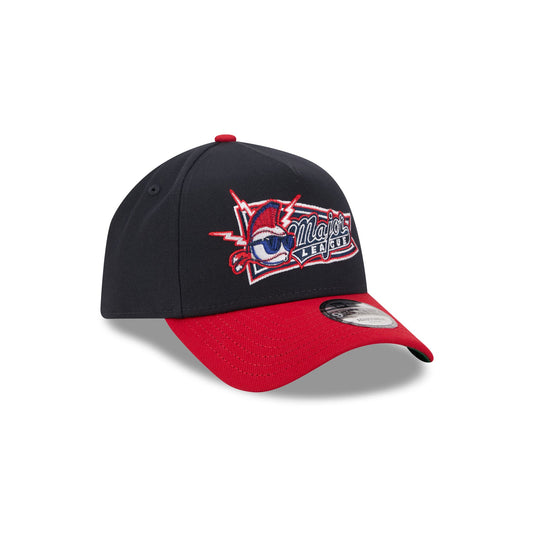Major League Navy 9FORTY A-Frame Snapback Hat - New Era Cap