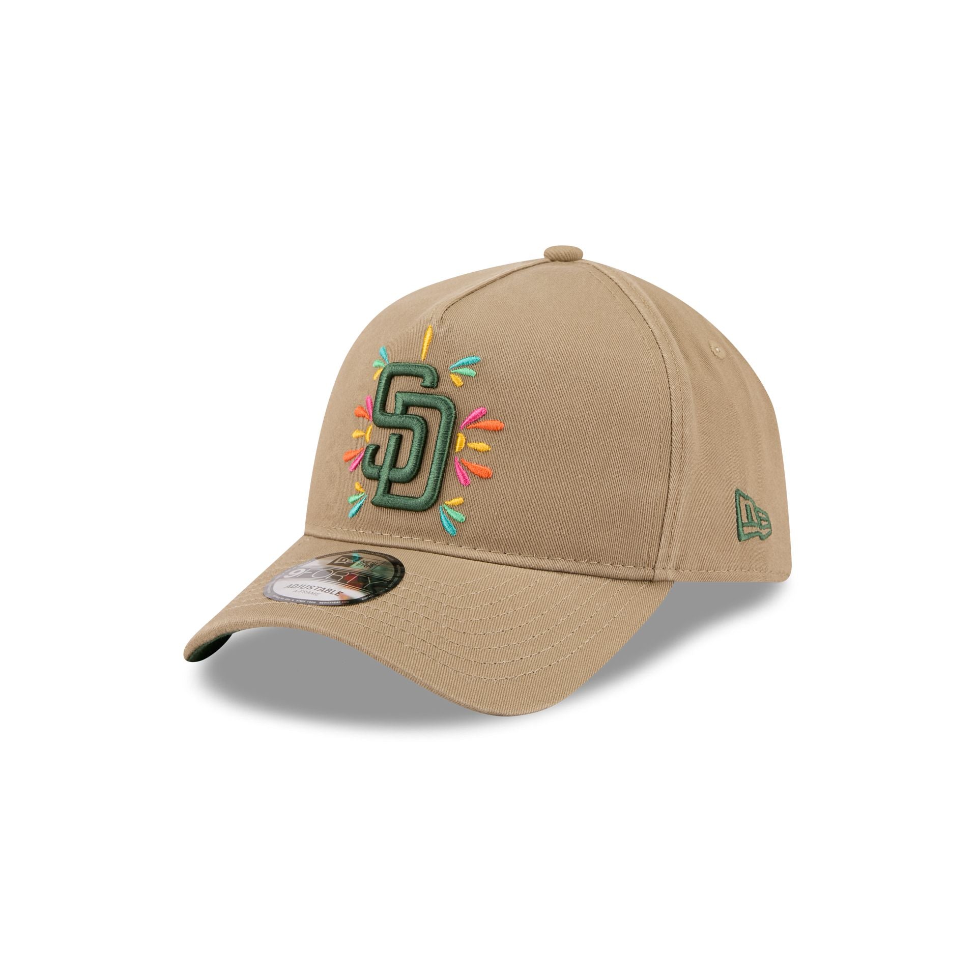 San Diego Padres Vibrant Festivities 9FORTY A-Frame Snapback Hat