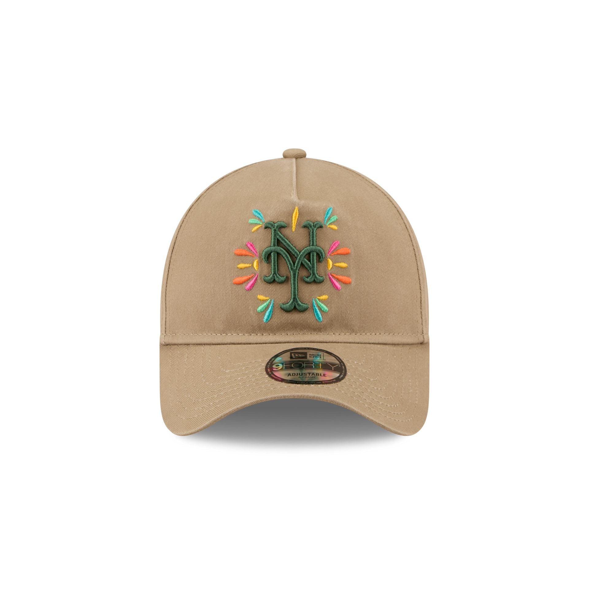 New York Mets Vibrant Festivities 9FORTY A-Frame Snapback Hat
