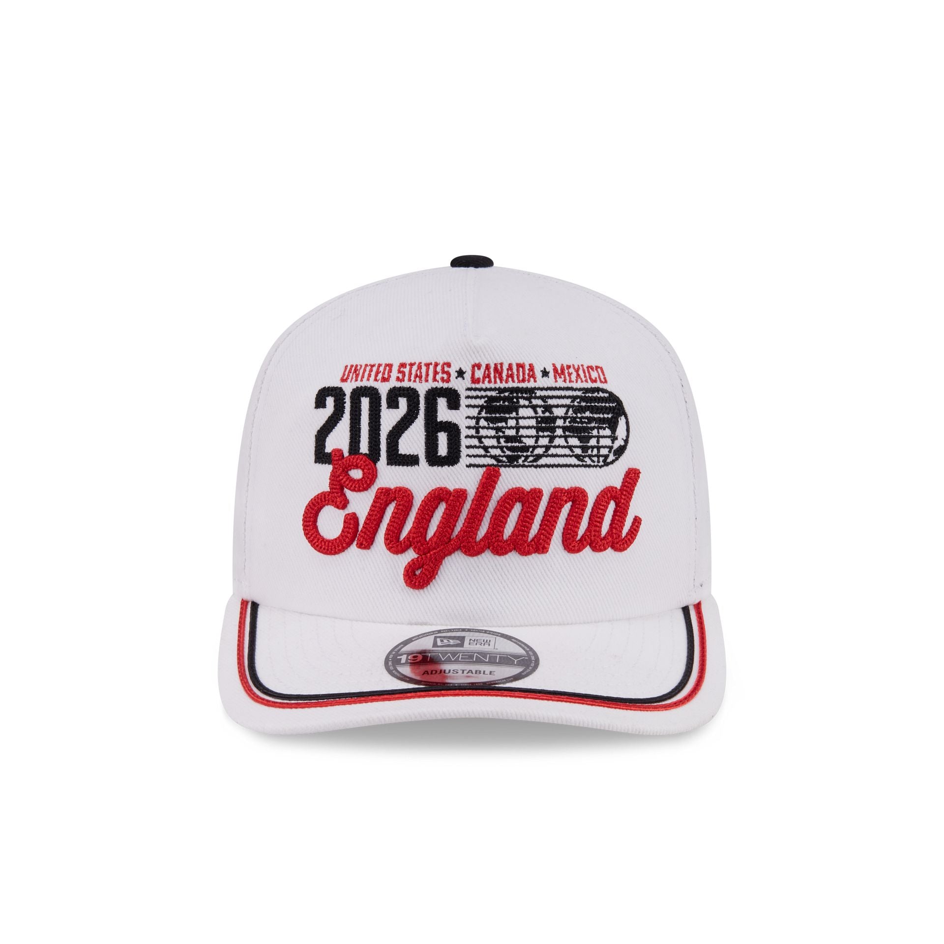New Era Cap 2026 England Soccer Textured Wordmark 19TWENTY Adjustable