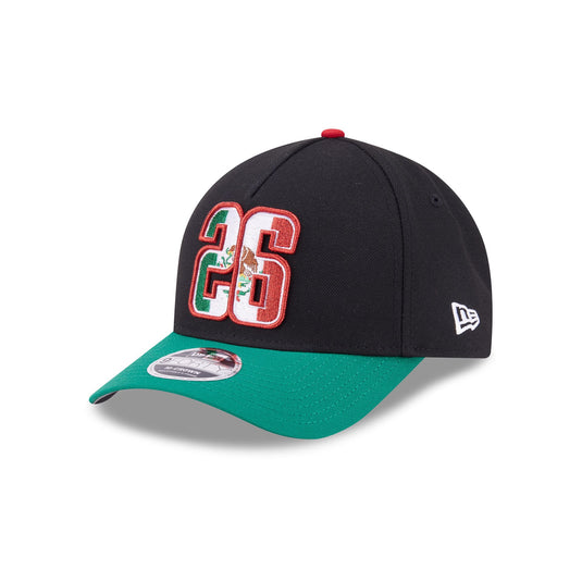 New Era Cap 2026 Mexico Soccer Black 9FORTY M-Crown A-Frame Snapback - New Era Cap