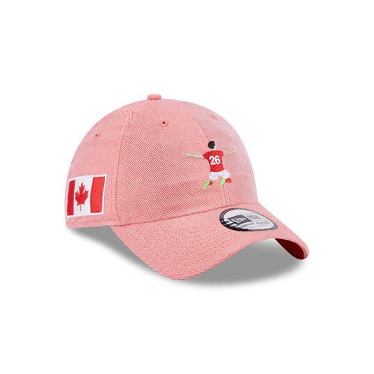 New Era Cap 2026 Canada Soccer Scarlet Casual Classic Adjustable Hat - New Era Cap