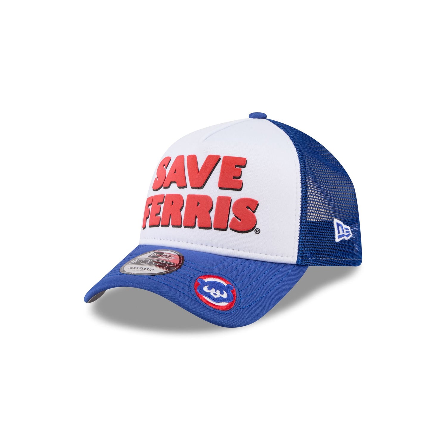 Chicago Cubs Ferris Bueller's Day Off 9FORTY A-Frame Trucker Hat