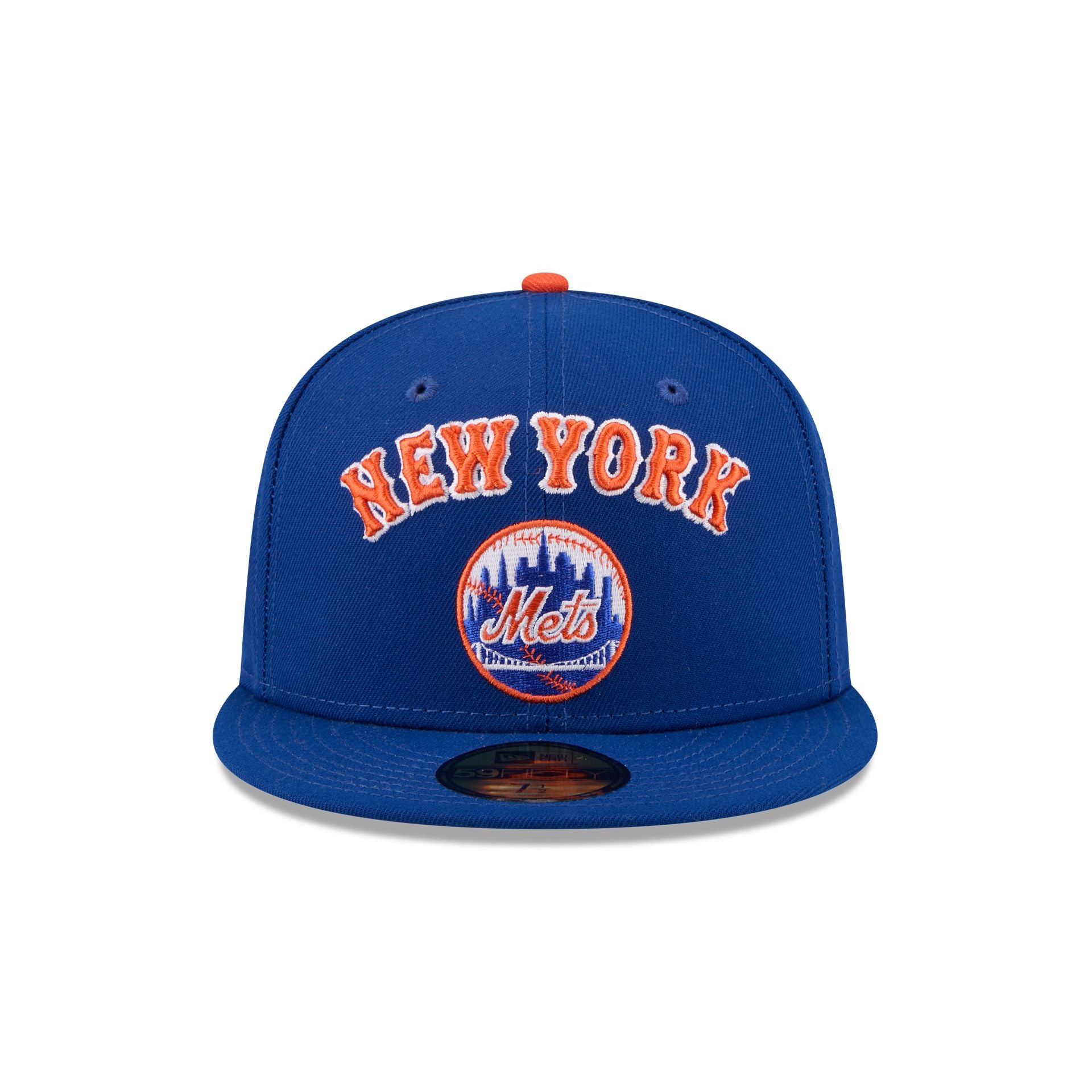 New York Mets Circle Logo Seinfeld 59FIFTY Fitted Hat