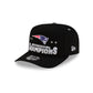 New England Patriots 2025-2026 Conference Champions Locker Room 9FIFTY A-Frame Snapback Hat