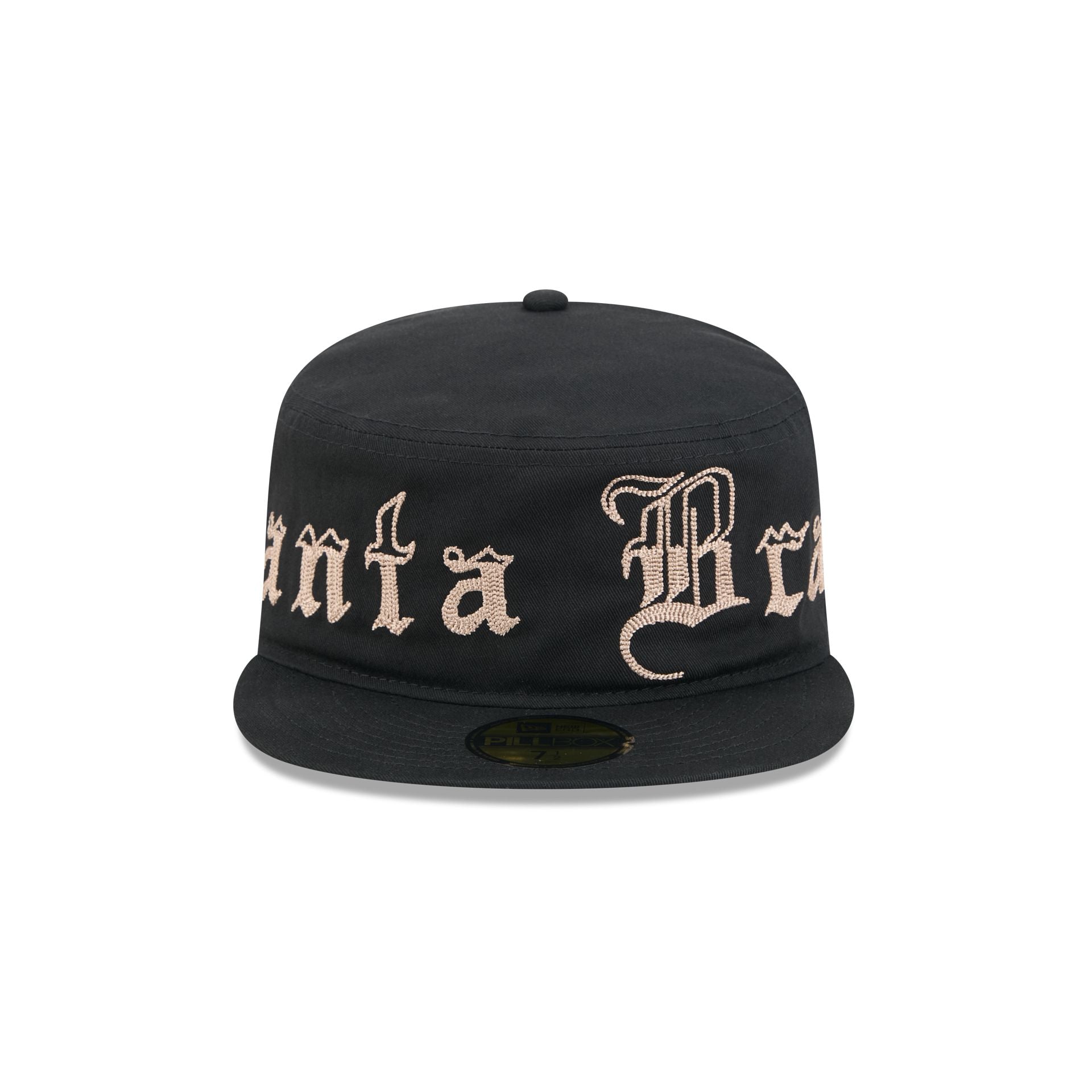 Atlanta Braves Gothic Lettering Pillbox Hat