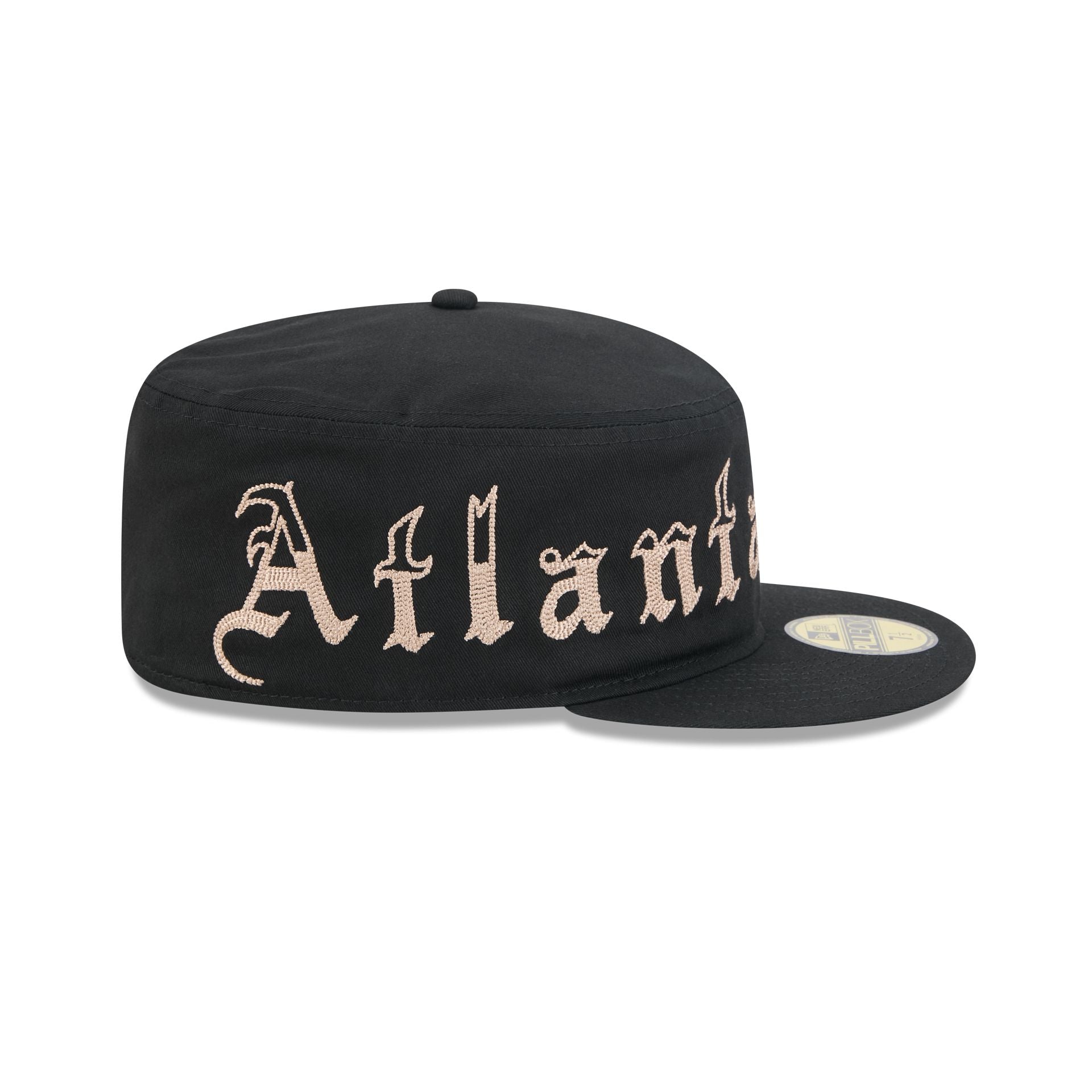 Atlanta Braves Gothic Lettering Pillbox Hat