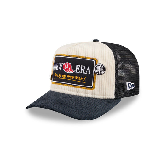 New Era Cap Chrome Corduroy 59FIFTY A-Frame Fitted Trucker Hat - New Era Cap