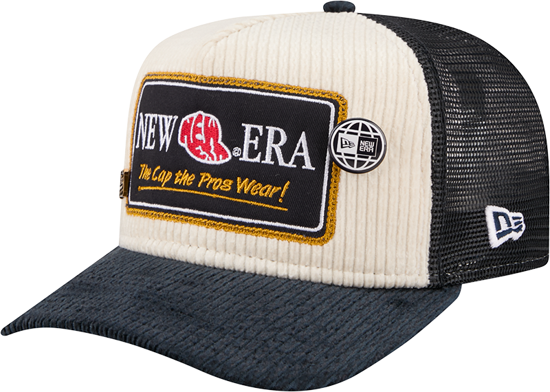 New Era Cap Chrome Corduroy 59FIFTY A-Frame Fitted Trucker Hat