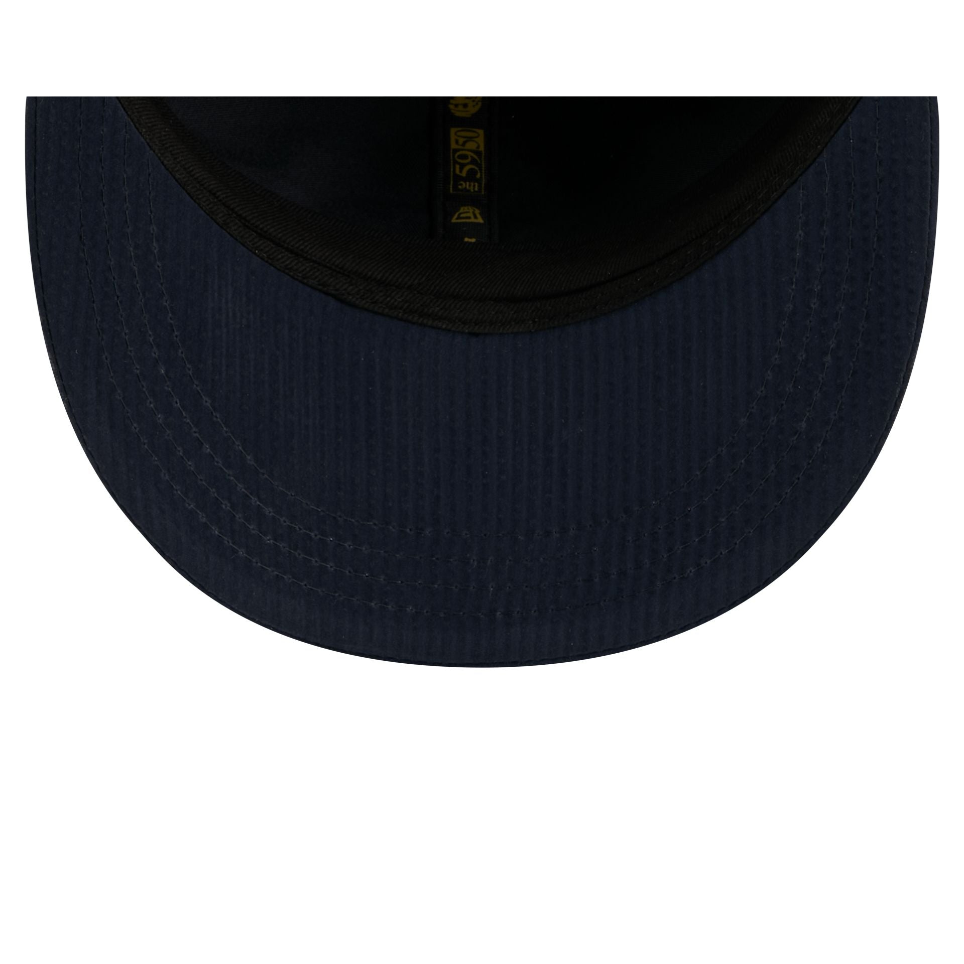 New Era Cap Navy Seersucker Retro Crown 59FIFTY Fitted Hat