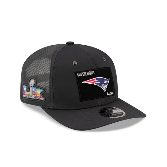 New England Patriots Super Bowl LX Sideline 9SEVENTY Trucker Hat - New Era Cap