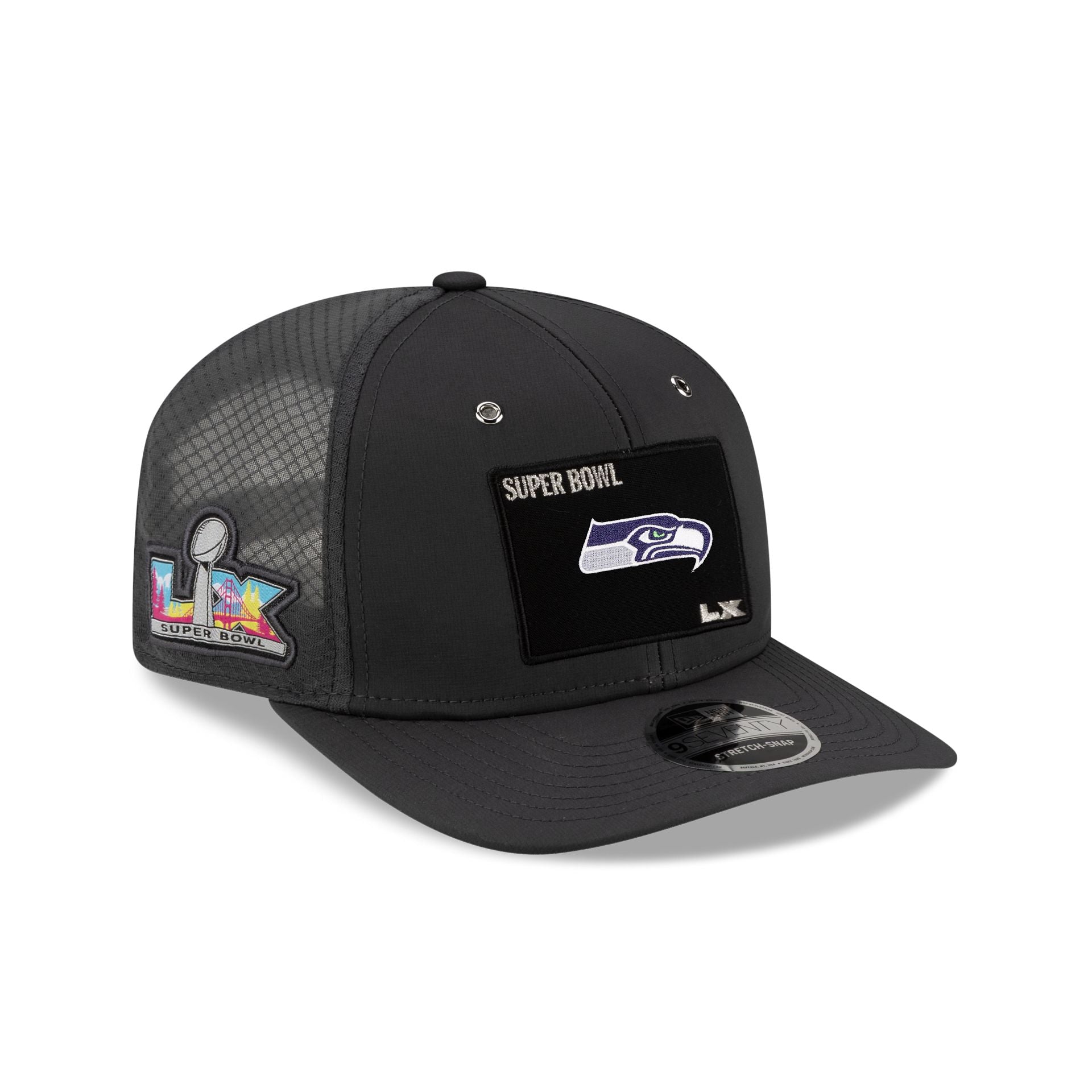Seattle Seahawks Super Bowl LX Sideline 9SEVENTY Trucker Hat