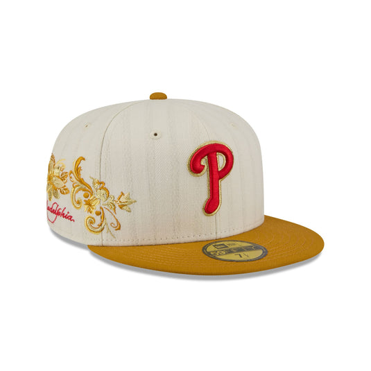 Philadelphia Phillies Chrome Herringbone 59FIFTY Fitted Hat - New Era Cap