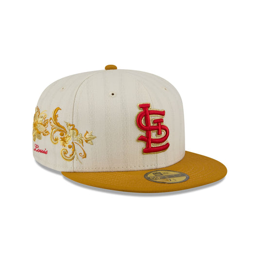 St. Louis Cardinals Chrome Herringbone 59FIFTY Fitted Hat - New Era Cap