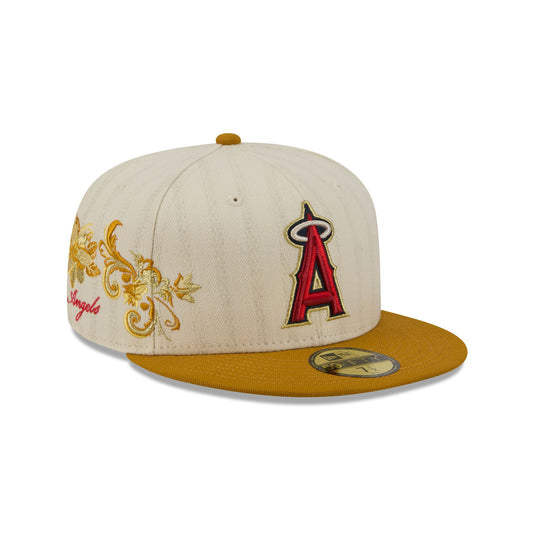 Los Angeles Angels Chrome Herringbone 59FIFTY Fitted Hat - New Era Cap