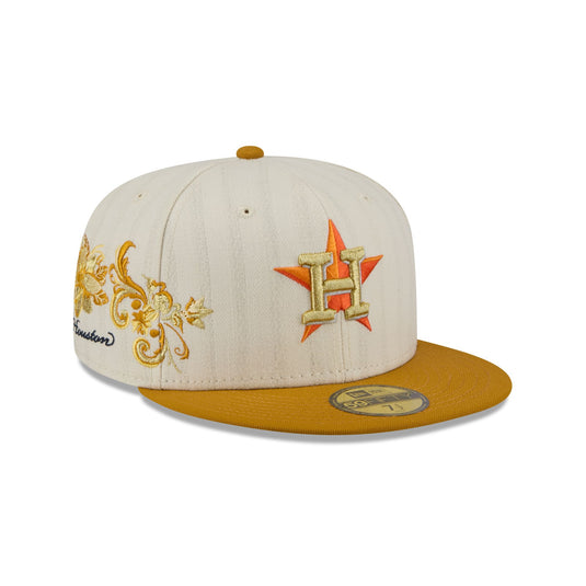 Houston Astros Chrome Herringbone 59FIFTY Fitted Hat - New Era Cap