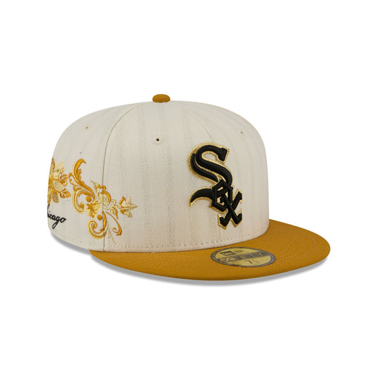 Chicago White Sox Chrome Herringbone 59FIFTY Fitted Hat - New Era Cap