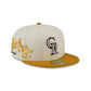 Colorado Rockies Chrome Herringbone 59FIFTY Fitted Hat