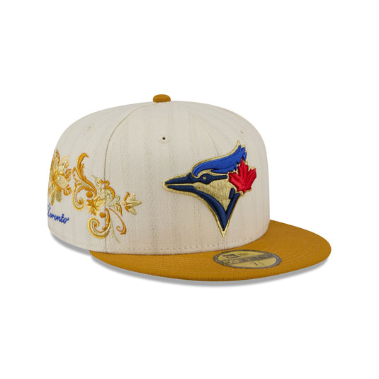Toronto Blue Jays Chrome Herringbone 59FIFTY Fitted Hat - New Era Cap