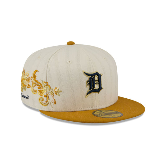 Detroit Tigers Chrome Herringbone 59FIFTY Fitted Hat - New Era Cap