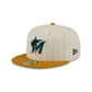 Miami Marlins Chrome Herringbone 59FIFTY Fitted Hat