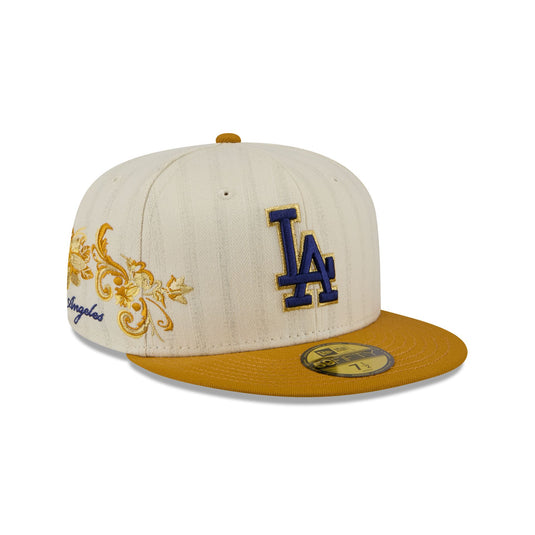 Los Angeles Dodgers Chrome Herringbone 59FIFTY Fitted Hat - New Era Cap