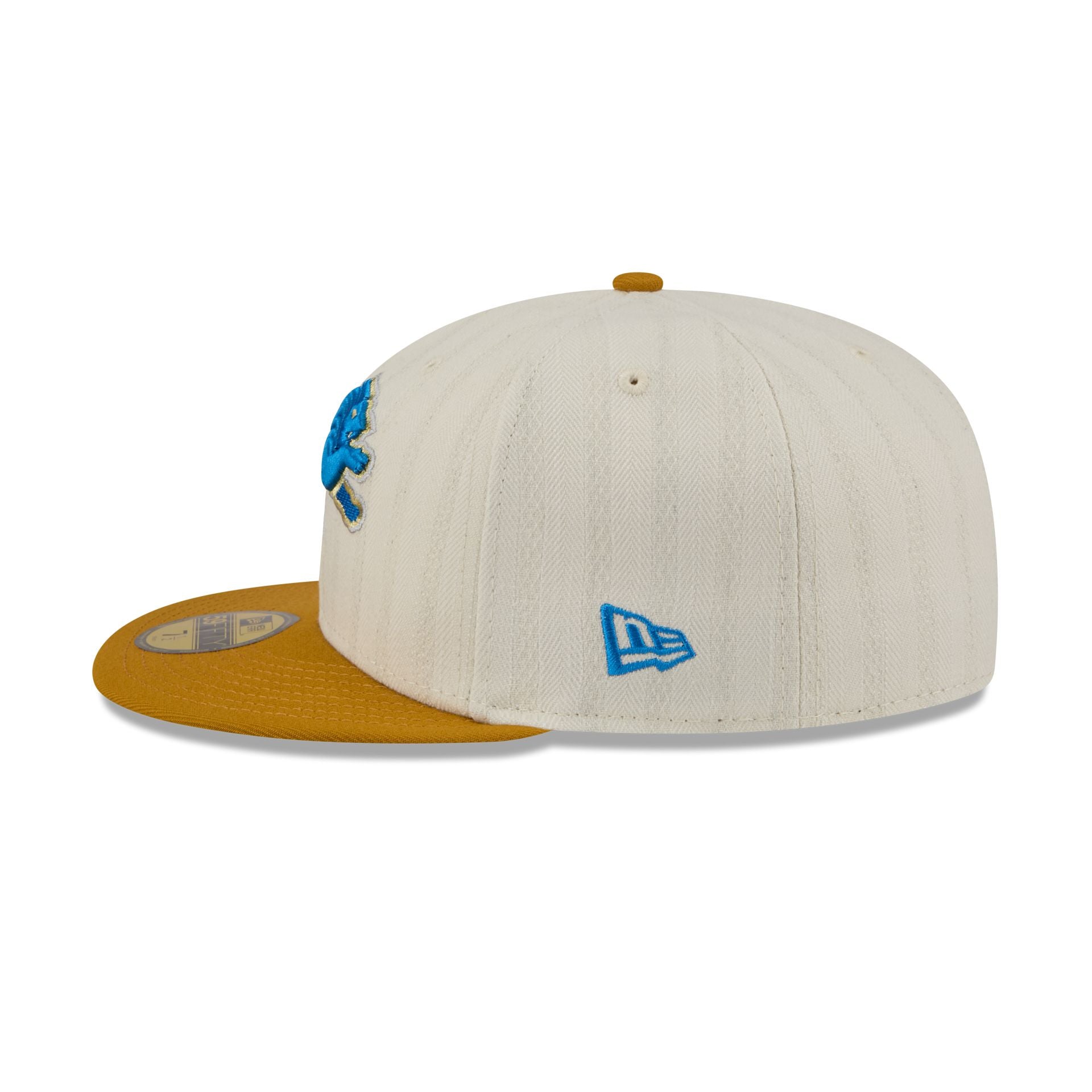 KEBOZ×NEW ERA×LIONS RC59FIFTY CHROMENAVY New Era Detroit Lions 'Easy Breezy' 9FORTY A-Frame Snapback Blue