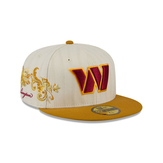 Washington Commanders Chrome Herringbone 59FIFTY Fitted Hat - New Era Cap