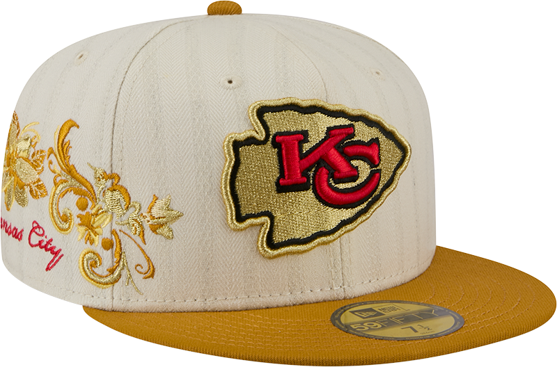 Kansas City Chiefs Chrome Herringbone 59FIFTY Fitted Hat