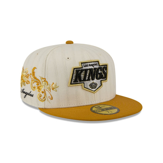 Los Angeles Kings Chrome Herringbone 59FIFTY Fitted Hat - New Era Cap