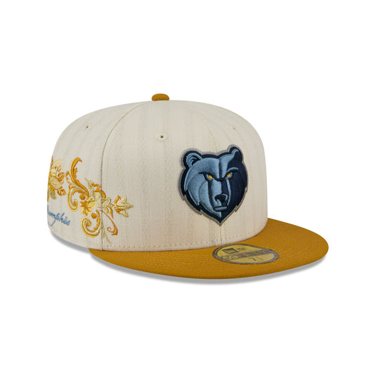 Memphis Grizzlies Chrome Herringbone 59FIFTY Fitted Hat - New Era Cap