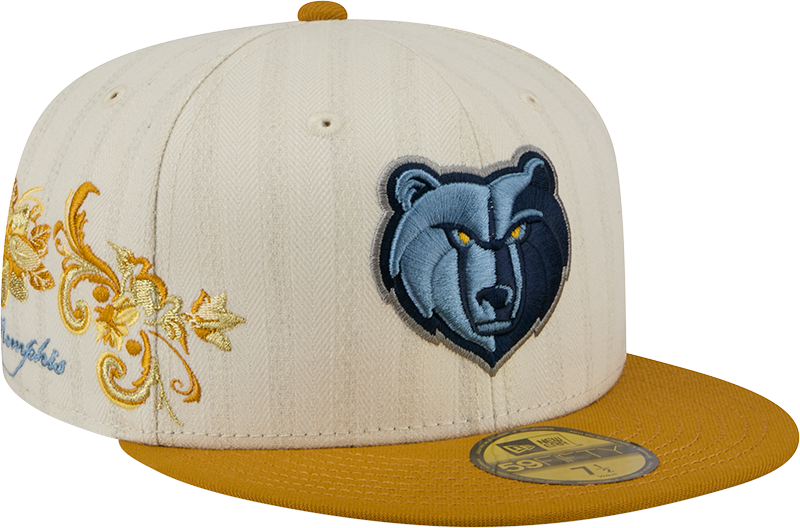 Memphis Grizzlies Chrome Herringbone 59FIFTY Fitted Hat