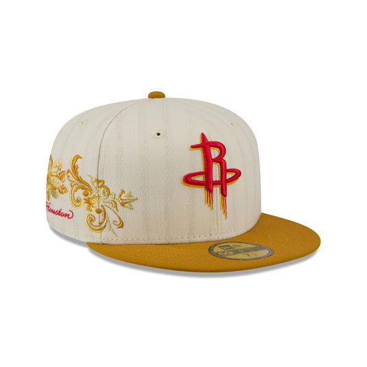 Houston Rockets Chrome Herringbone 59FIFTY Fitted Hat - New Era Cap