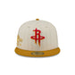 Houston Rockets Chrome Herringbone 59FIFTY Fitted Hat
