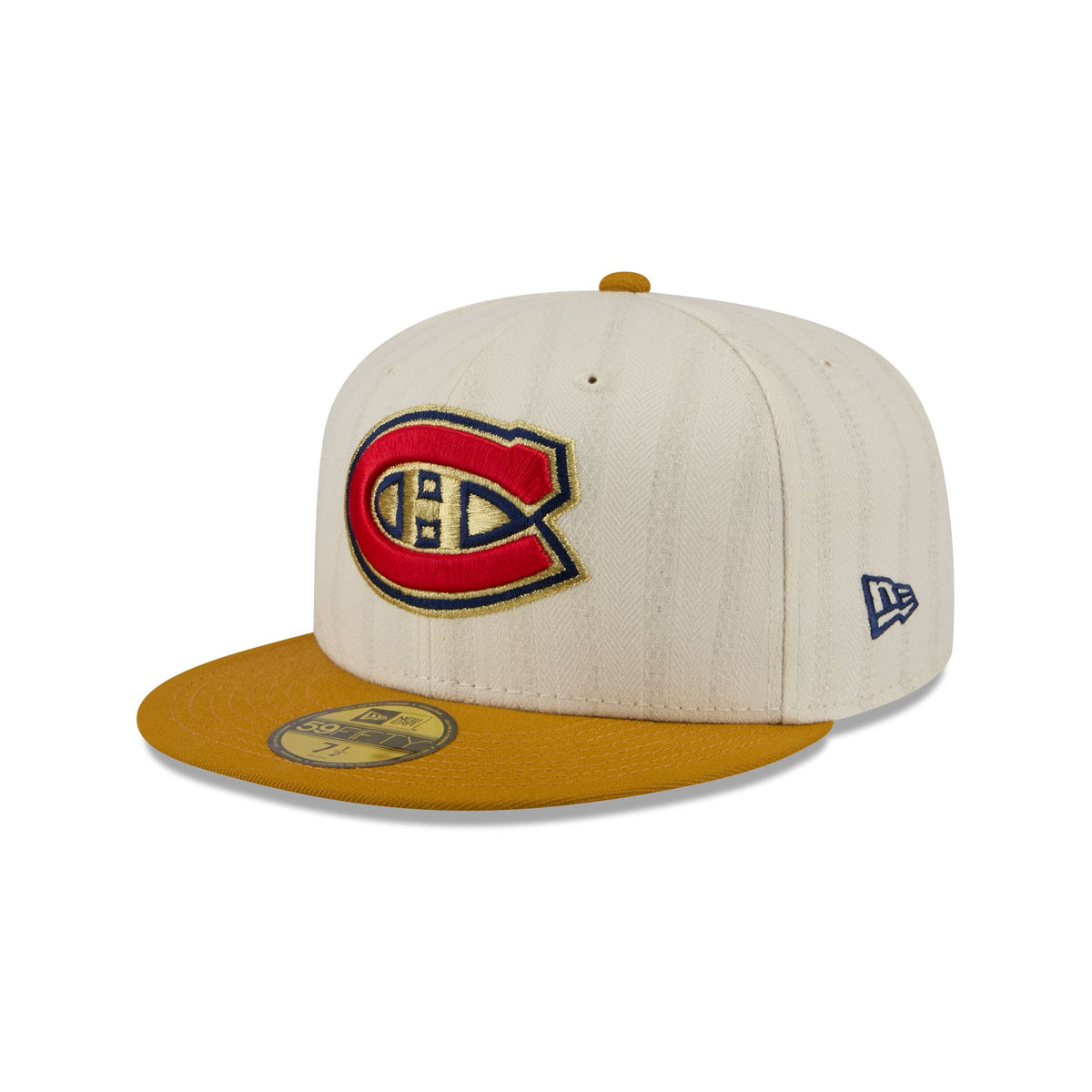 Montreal Canadiens Chrome Herringbone 59FIFTY Fitted Hat