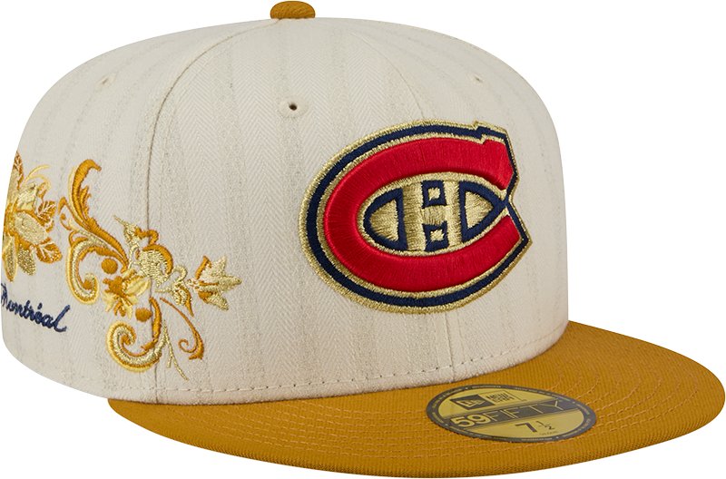 Montreal Canadiens Chrome Herringbone 59FIFTY Fitted Hat