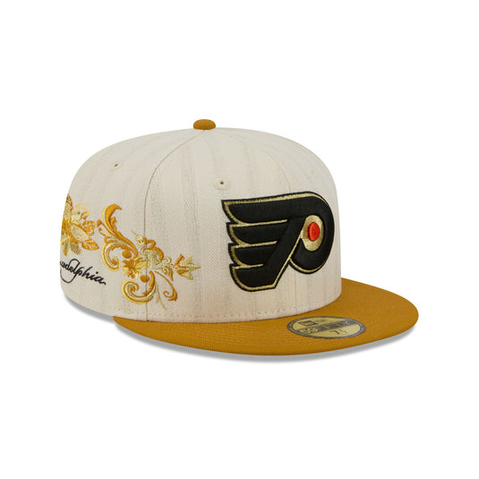 Philadelphia Flyers Chrome Herringbone 59FIFTY Fitted Hat - New Era Cap