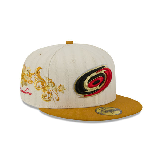 Carolina Hurricanes Chrome Herringbone 59FIFTY Fitted Hat - New Era Cap