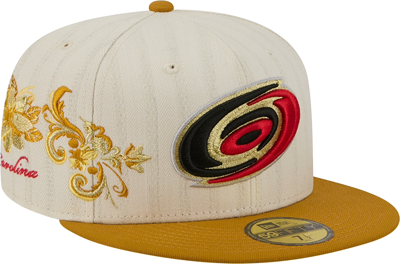 Carolina Hurricanes Chrome Herringbone 59FIFTY Fitted Hat