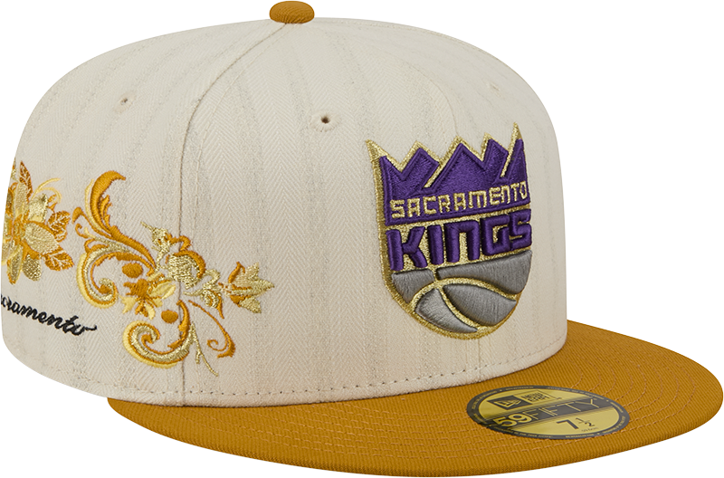 Sacramento Kings Chrome Herringbone 59FIFTY Fitted Hat