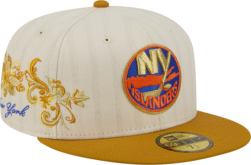 New York Islanders Chrome Herringbone 59FIFTY Fitted Hat